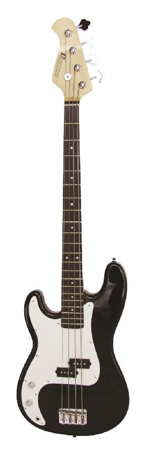 DIMAVERY PB-320 E-Bass, Linkshänder, schwarz