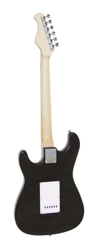DIMAVERY ST-203 E-Gitarre, schwarz