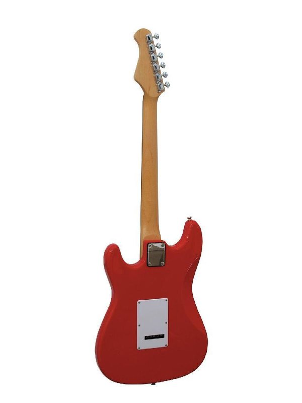DIMAVERY ST-203 E-Gitarre, rot