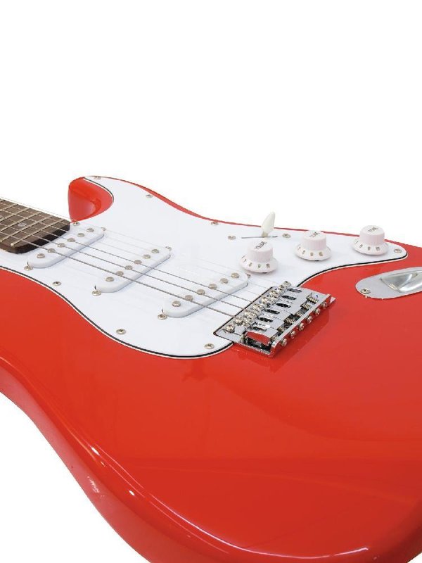 DIMAVERY ST-203 E-Gitarre, rot