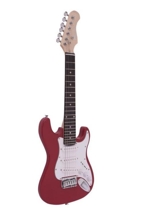 DIMAVERY J-350 E-Gitarre ST rot für Kinder, 1/2-Größe