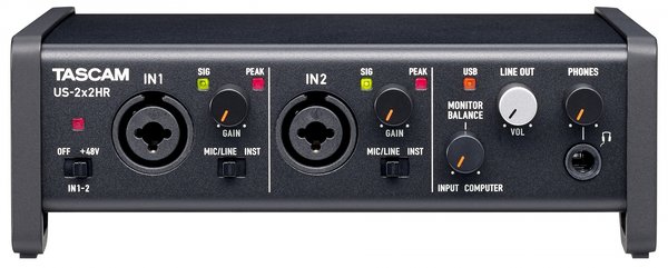 TASCAM US-2x2HR USB-Audio-/MIDI-Interface