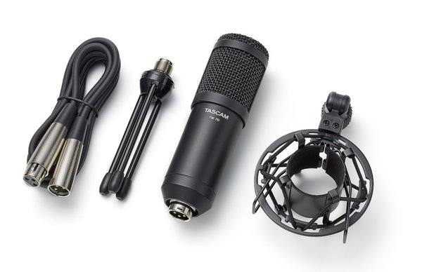 TASCAM TM-70 Mikrofon für Podcasting und Berichterstattung