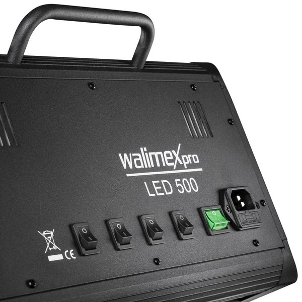 WALIMEX PRO Set LED 500 Flächenleuchte 30W und WT-806 Stativ