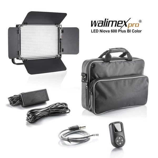 WALIMEX PRO LED Niova 600 Plus BI Color 36W
