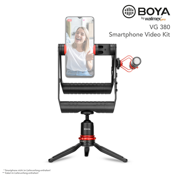 BOYA Walimex pro VG380 Smartphone Video Kit