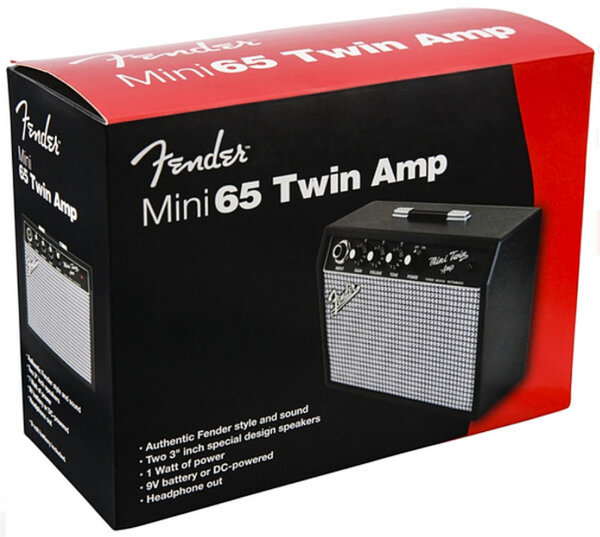 FENDER Mini `65 Twin Amp, Black